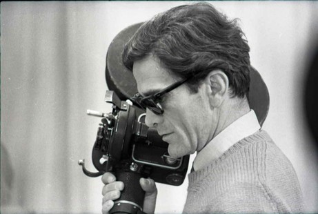 -: Pier Paolo Pasolini on the set of Theorem