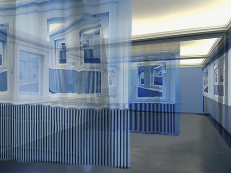 Ute Lindner: Through the Looking Glass (Entwurfsskizze)