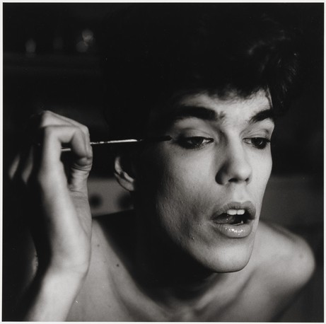 Peter Hujar: David Brintzenhofe Applying Makeup (II),