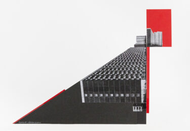 Wenke Seemann: Lütten Klein #1, 2021, aus der Serie Deconstructing Plattenbau, 2020-2022, Collage, 40 x 50 cm © Wenke Seemann