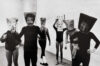 Uwe Steinberg: Kindergarten - Pantomimegruppe, Ost-Berlin, 1977, Silbergelantineabzug © Deutsches Historisches Museum, Berlin